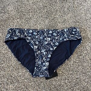 NWT Nip Tuck Floral Navy Swim Bottoms